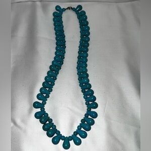 Turquoise beaded necklace